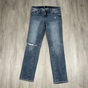 KUT‎ from the Kloth Women's Boyfriend Jean Size 4 Blue Distressed
